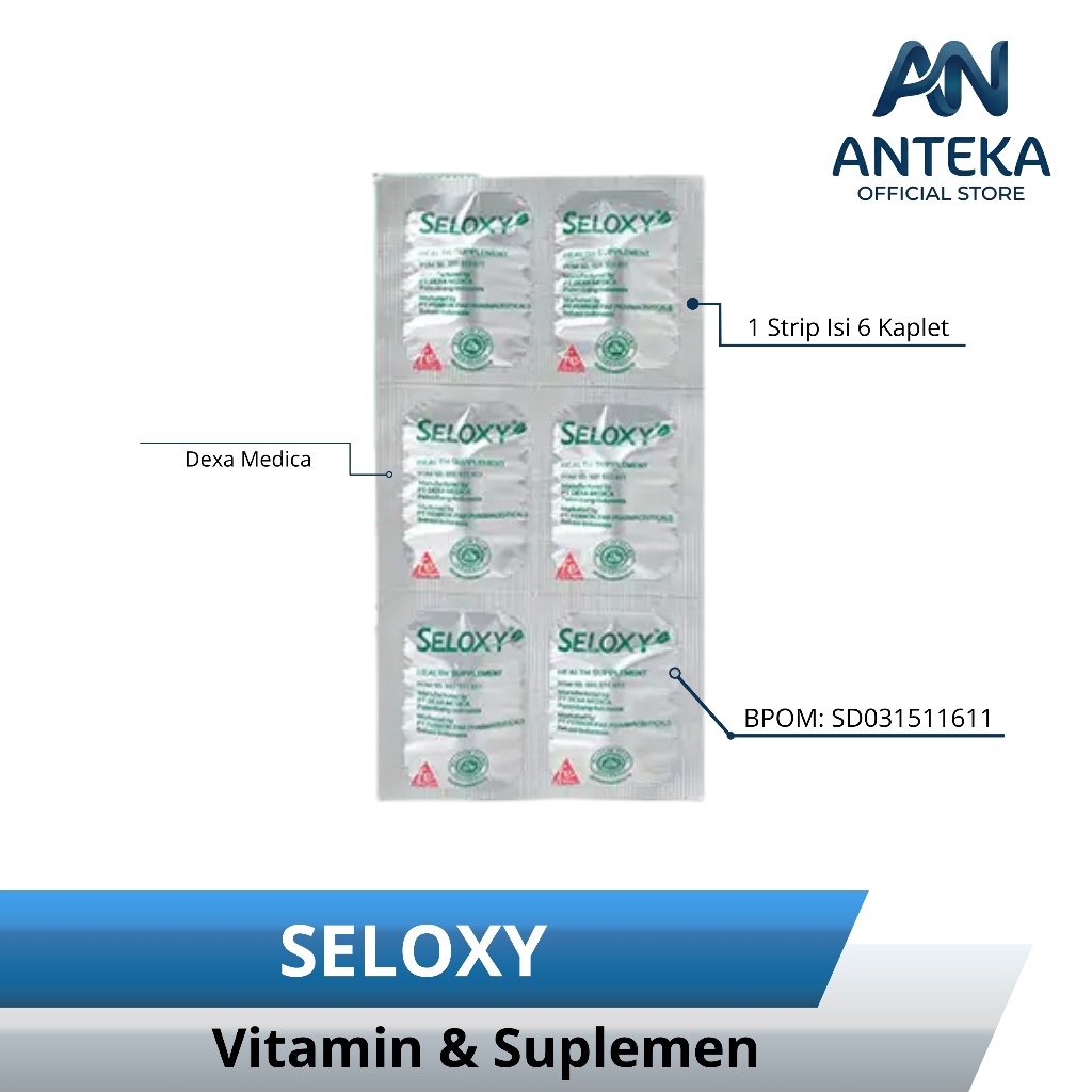 Seloxy 6 Kaplet Per Strip - Multivitamin - Vitamin