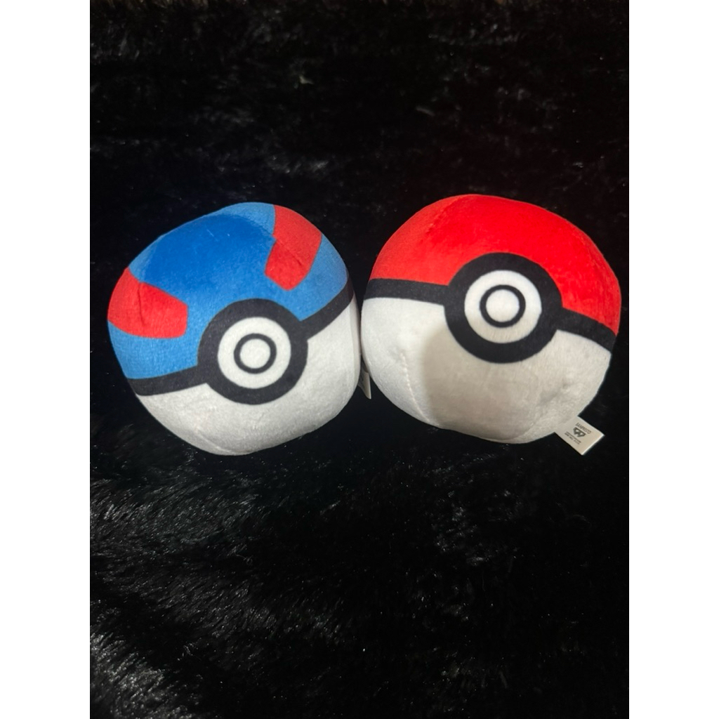Boneka karakter Pokemon Ball size 11x9cm Original / Boneka Pokemon Ball Pocket Monster / Boneka Grea