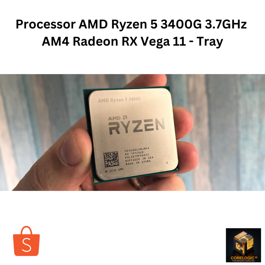 Processor AMD Ryzen 5 3400G 3.7GHz - Tray - AMD Ryzen 5 3400G