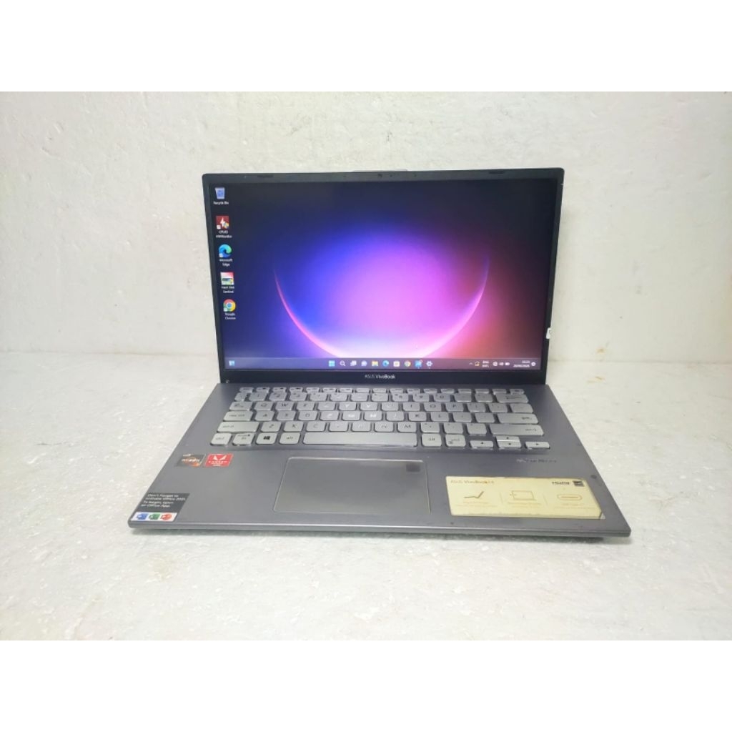 B742 Laptop Asus A412D/X412DA AMD Ryzen 7-3700U Ram 8GB ssd 512GB keyboard backlight layar FullHD