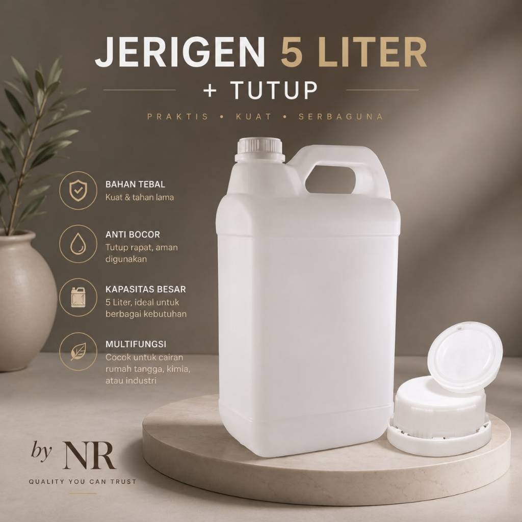 jerigen 5 liter segel grosir tebal termurah