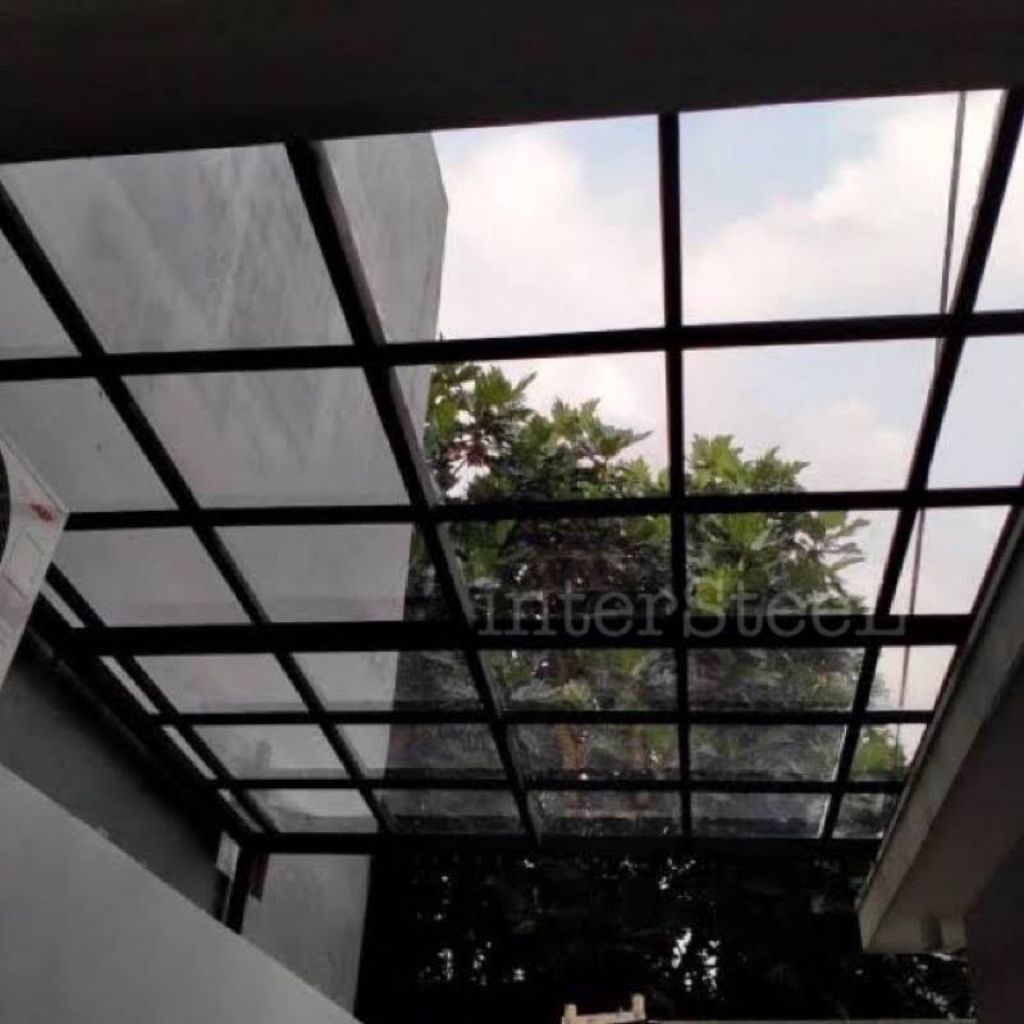 kanopi atap solar flat