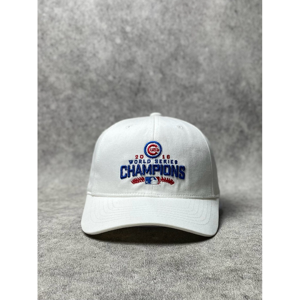 Topi Baseball Cap MLB Chicago Cubs World Series Champions Adjustable Second Original Import Murah