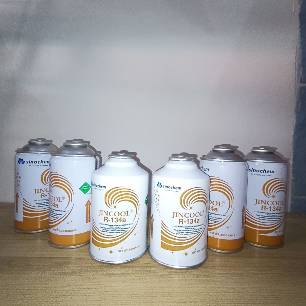 Freon Kaleng R134A AC Mobil Kulkas JINCOOL/ Freon Kemasan Kaleng 134A