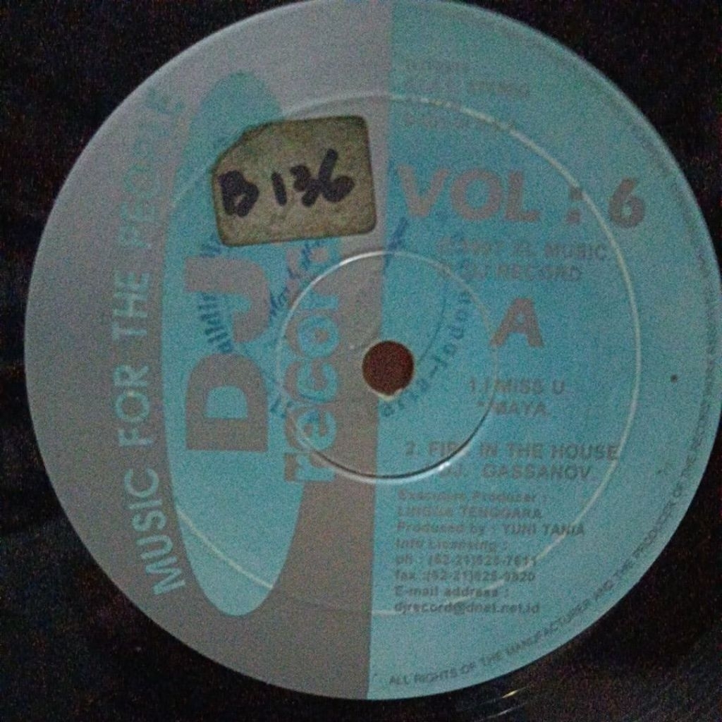 Vinyl Piringan Hitam DJ 12 inch Maya _ I Miss U - DJ. Gassanov _ Bajing Loncat