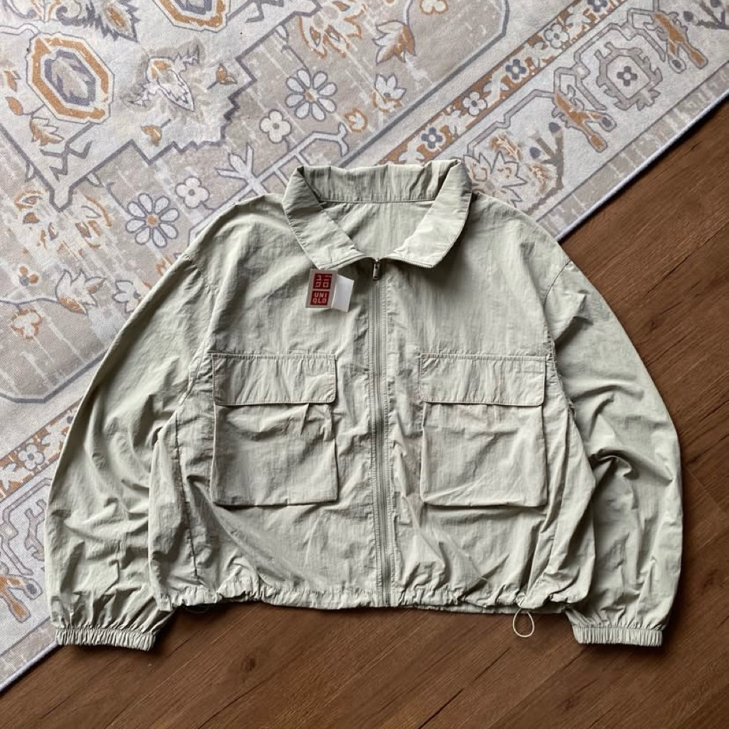 GU Uniqlo Nylon Utility Short Jacket