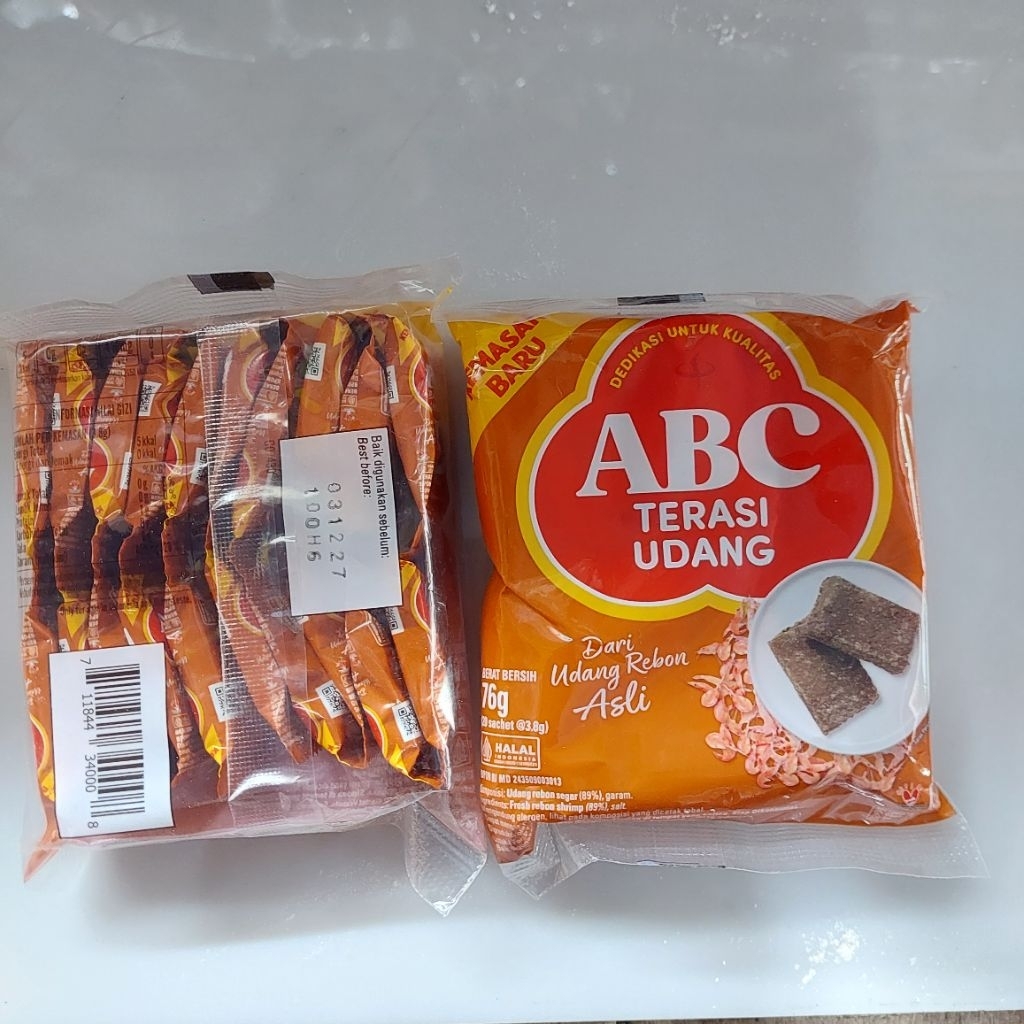 Abc trasi udang/terasi abc 20 saset/trasi premium abc/ terasi udang