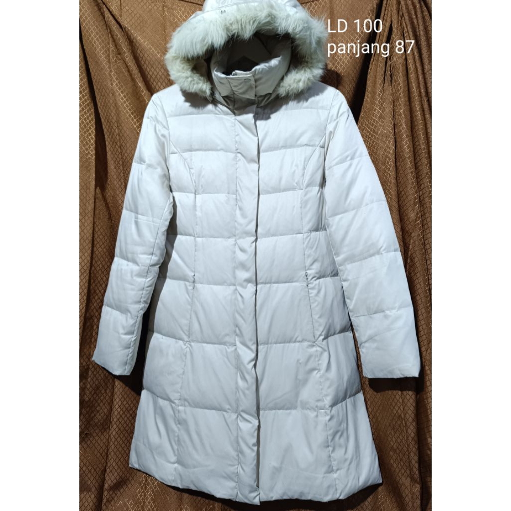 jaket bulu angsa broken white jaket bulu angsa wanita jaket winter bulu angsa putih bw jaket gunung 