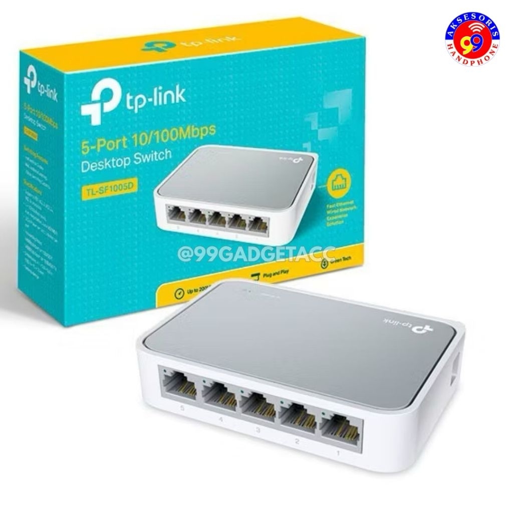 TP-LINK HUB LAN 5 PORT/ SWITCH TP LINK 5 PORT SF1005D