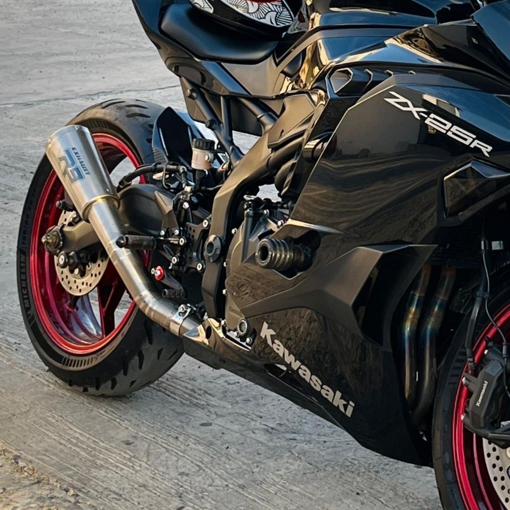 Knalpot R9 Exhaust M2 Titanium Fullsystem ZX25 ZX25R ZX4R