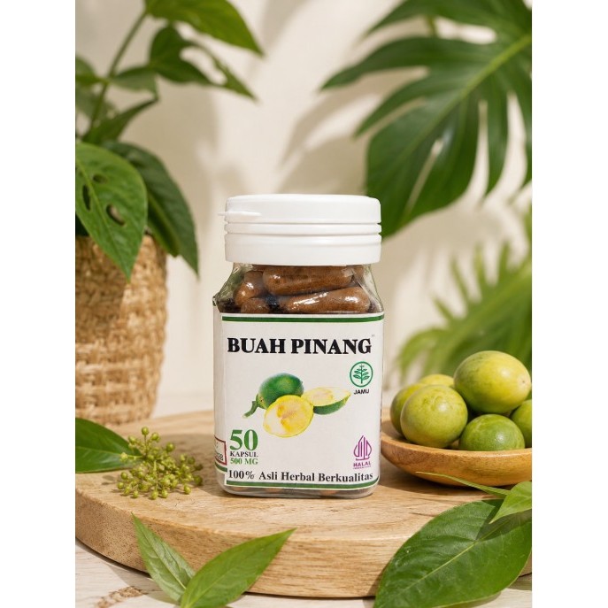 Kapsul Buah Pinang Muda Alami Original