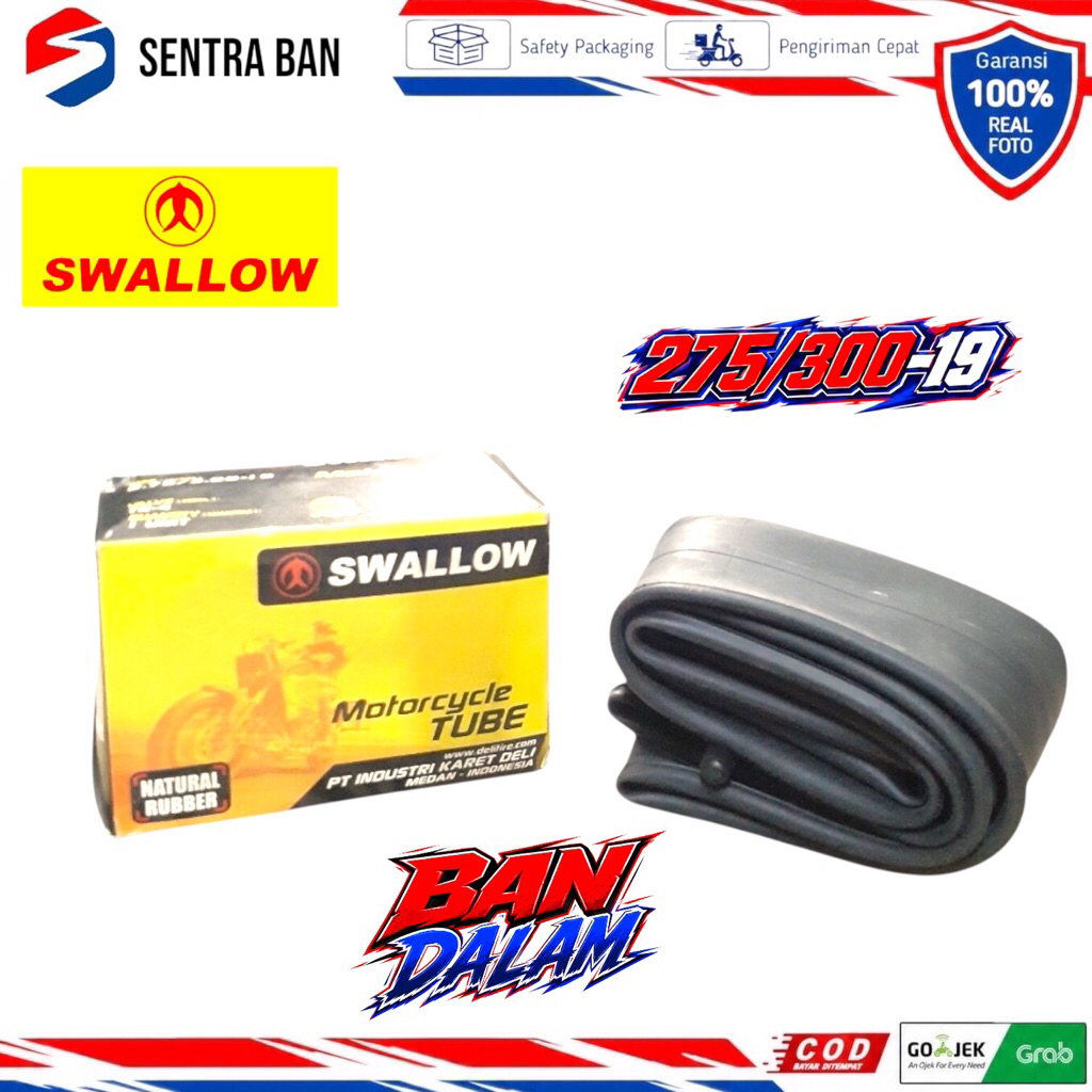 Ban dalam motor ring 19 ukuran 275/300 swallow