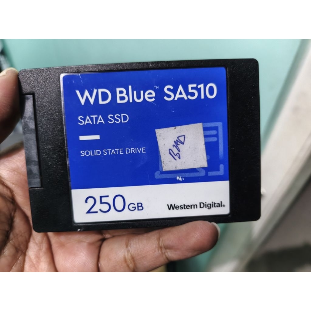 ssd wd blue 250gb kondisi rusak