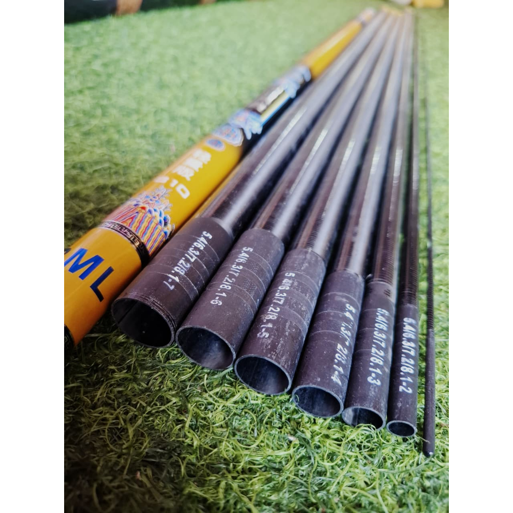 Joran Tegek Pancing BML BENMULI Super Ringan Ruas Panjang 360/450/540/630/720/810