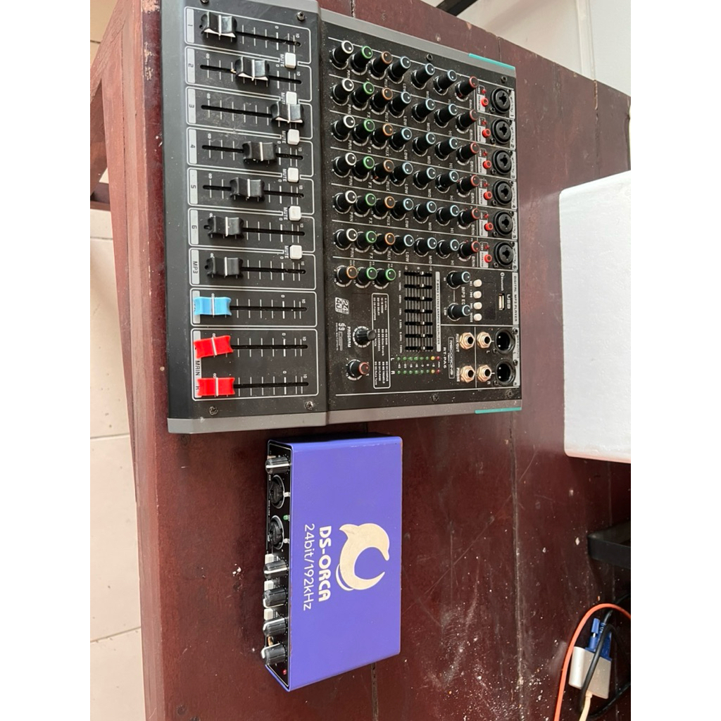 mixer recording tech & soundcard ds orca