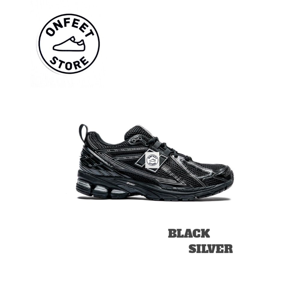 Sepatu Sneakers 1906 Black Silver M1906RCH