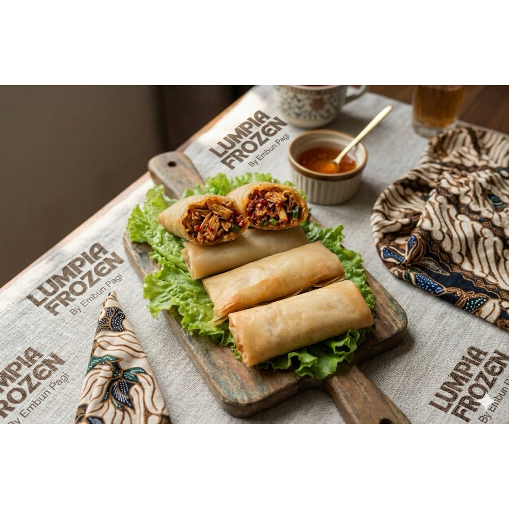 Lumpia Frozen Ayam Suwir Pedas