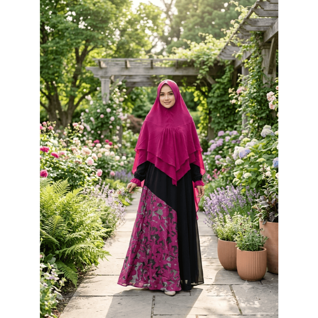 Gamis Cantik Bungas Diskon 50%