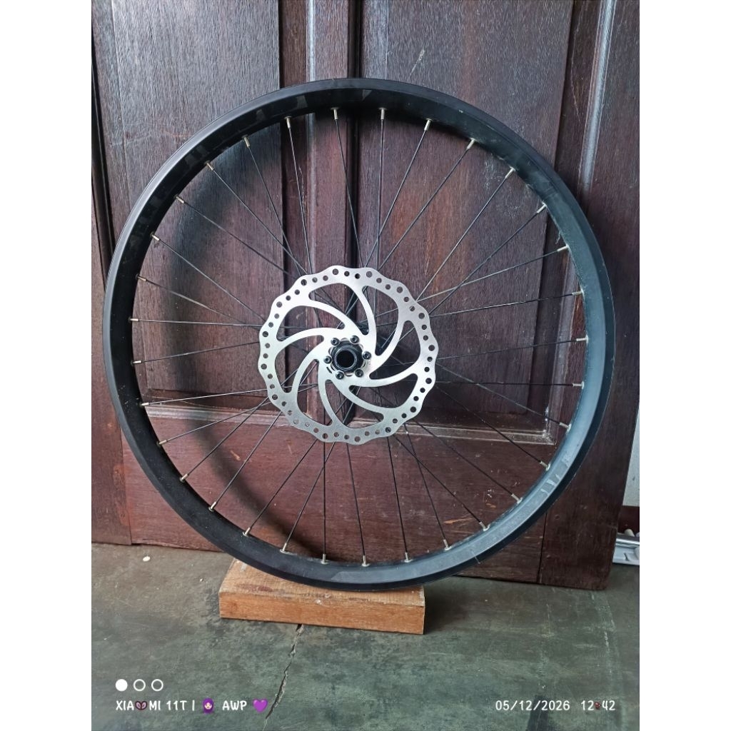 wheelset 27.5 x 4cm 32 hole hub depan NOVATEC Dh ta 20x110 rims folker dirt 27.5 tapak lebar 4 cm bo