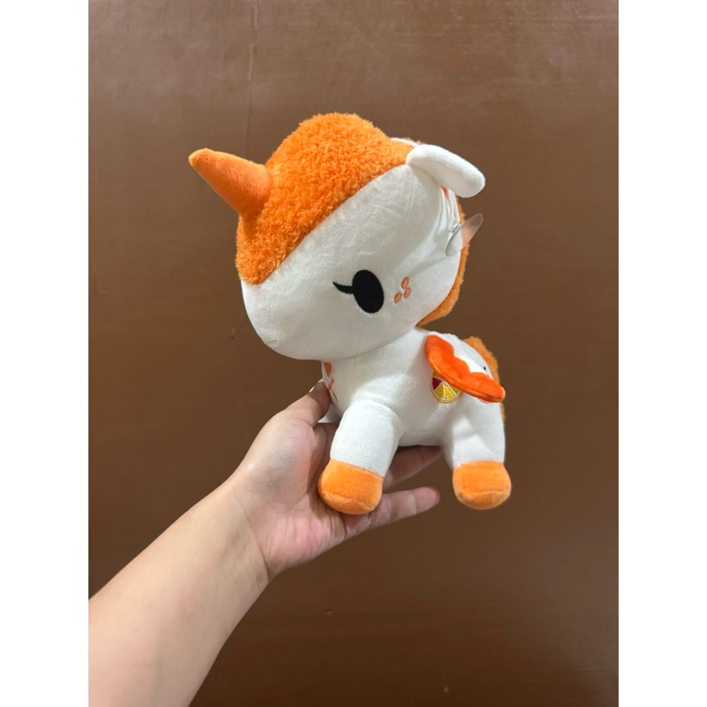 Boneka karakter Tokidoki Orange size 20x23cm/Boneka Unicorn Tokidoki / Boneka Unicorn Oren