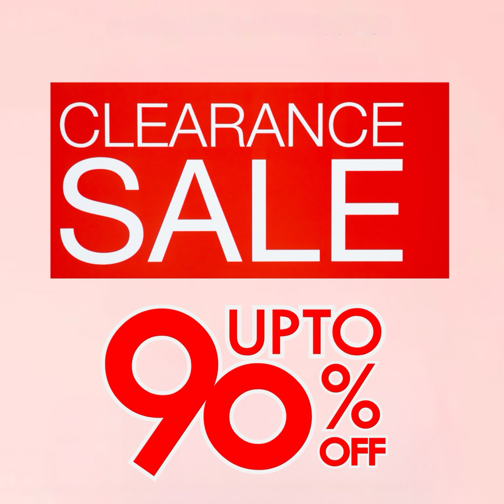 CLEARANCE SALE PRODUK ORIGINAL
