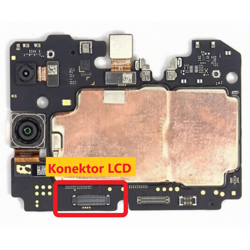 Samsung A05 A055F Konektor LCD di mesin