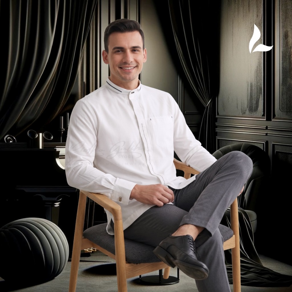 AL-LUTHFI - Baju Koko Manset Premium