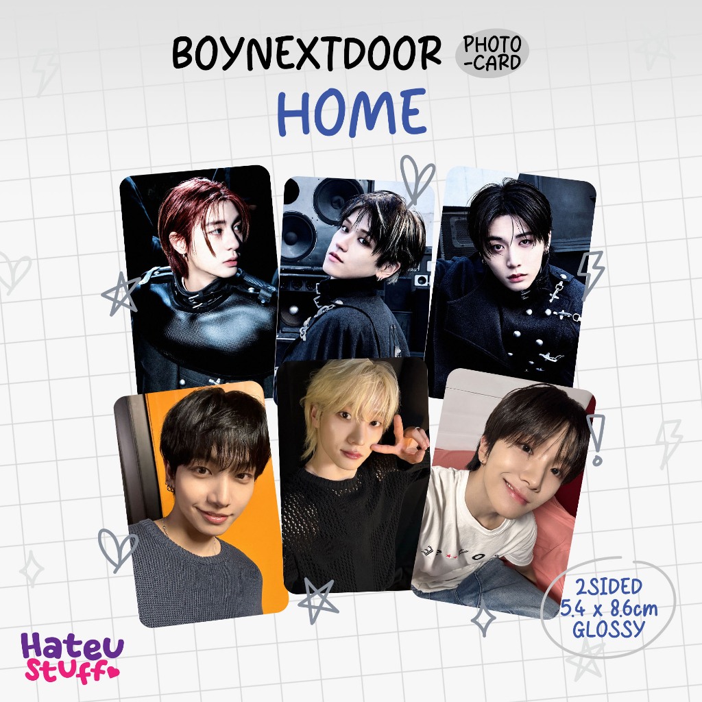 BOYNEXTDOOR Unofficial Photocard HOME + VIRAL Selca