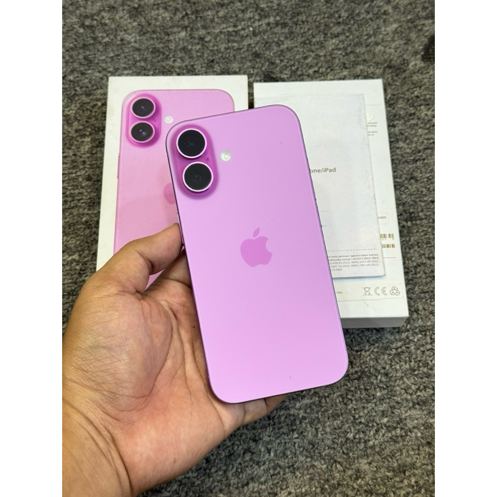 iphone 16 128gb ibox second likenew fullset ori
