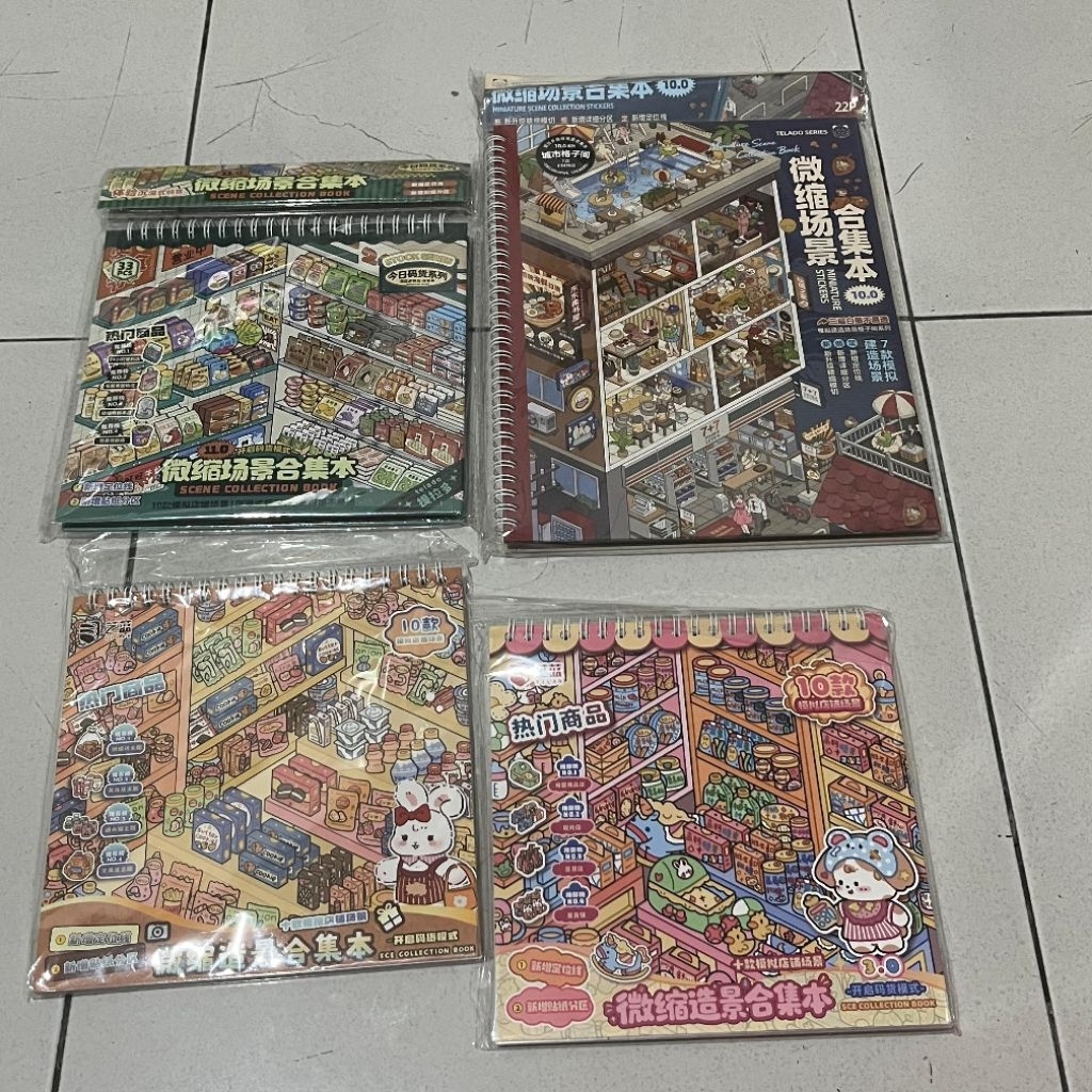 Buku sticker Telado 10.0 & 11.0 Miniature sticker