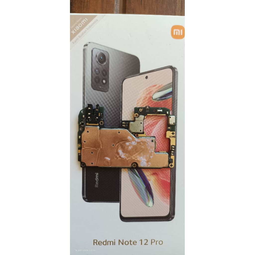 Mesin Redmi note 12 pro 4G segel 6/128 minus original copotan