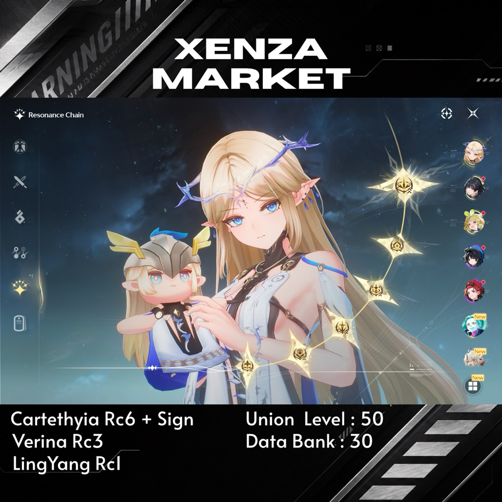 [SEA][UL 50] Cartethyia Rc6 + Signature  | Verina Rc3 | LingYang Rc1 [AKUN WUTHERING WAVES][WUWA]