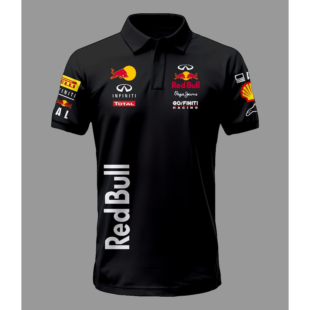 Polo Shirt Red Bull Racing F1  Team KAOS POLO F1  KAOS REDBULL