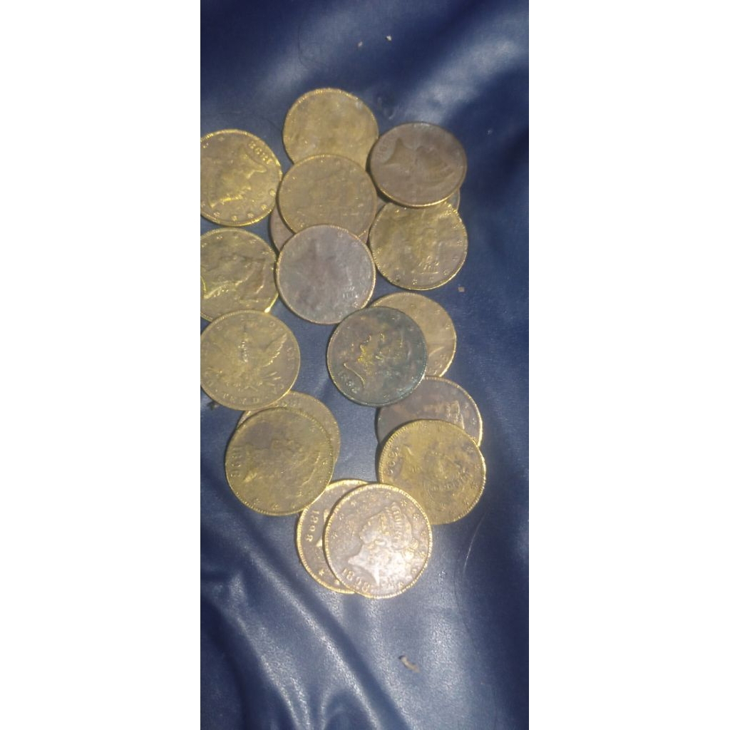 Liberty 10$ coin temuan alam, harga satuan