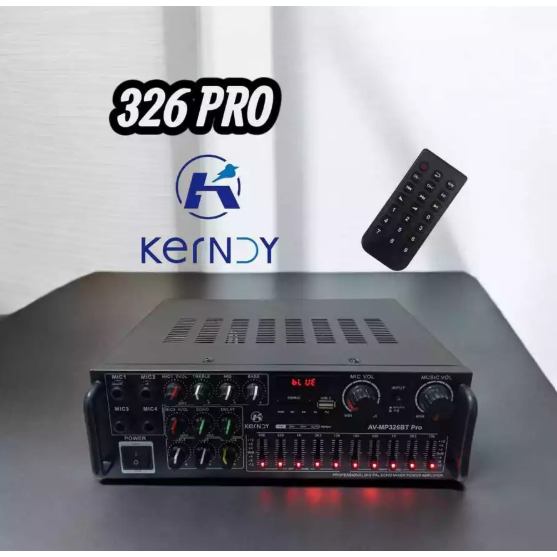 Amplifier KERNDY Bluetooth EQ Audio Karaoke Home Theater KERNDY amplifier AV-MP326BT