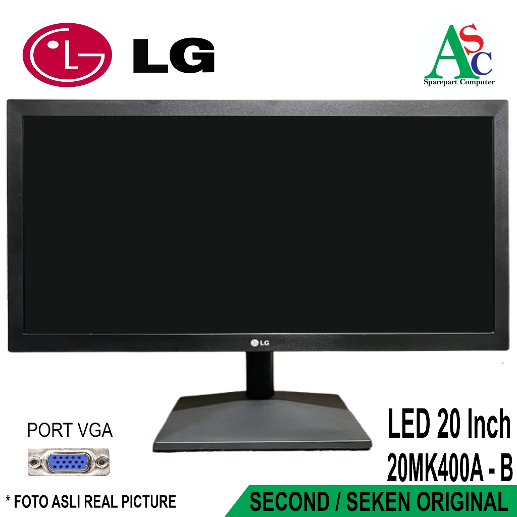 Monitor LG 20 inch LED wide