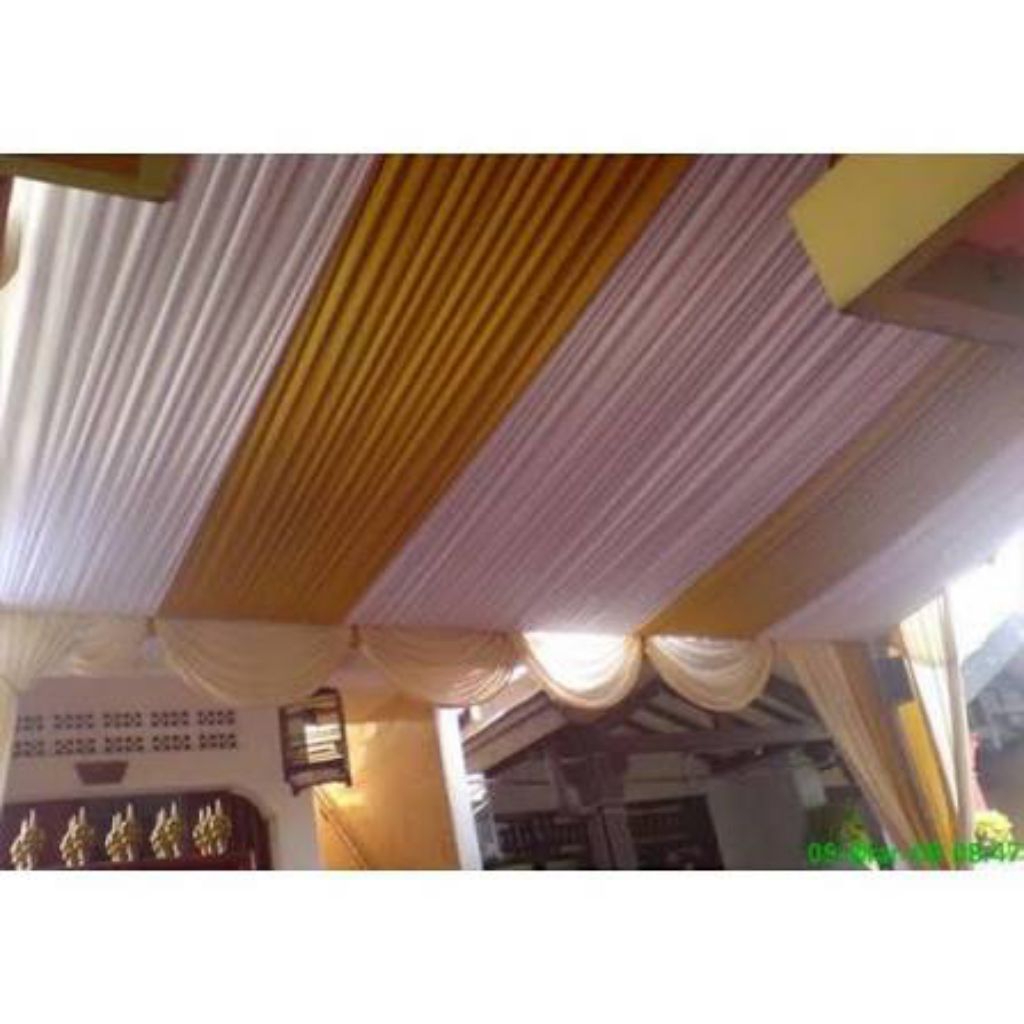 plafon lepek plafon sisir plafon serut ukuran 5 x 6