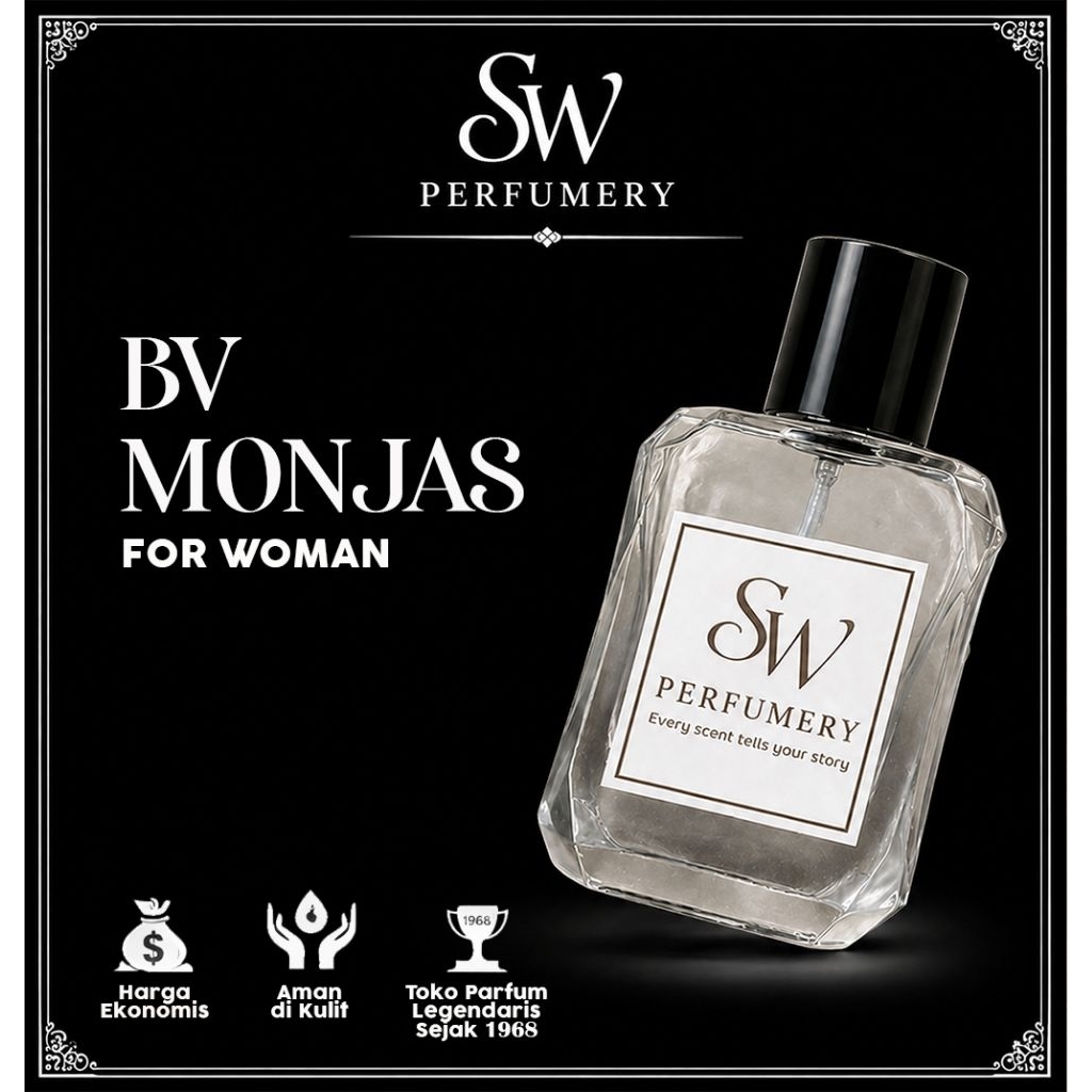 Parfum Wanita BV Monjas Parfume Perempuan -SW Perfumery Jogja Tahan Lama 24 Jam