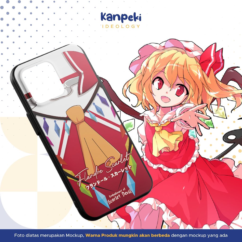 Phone Case Flandre Scarlet Touhou Project All Type Semua Merk & Tipe Handphone