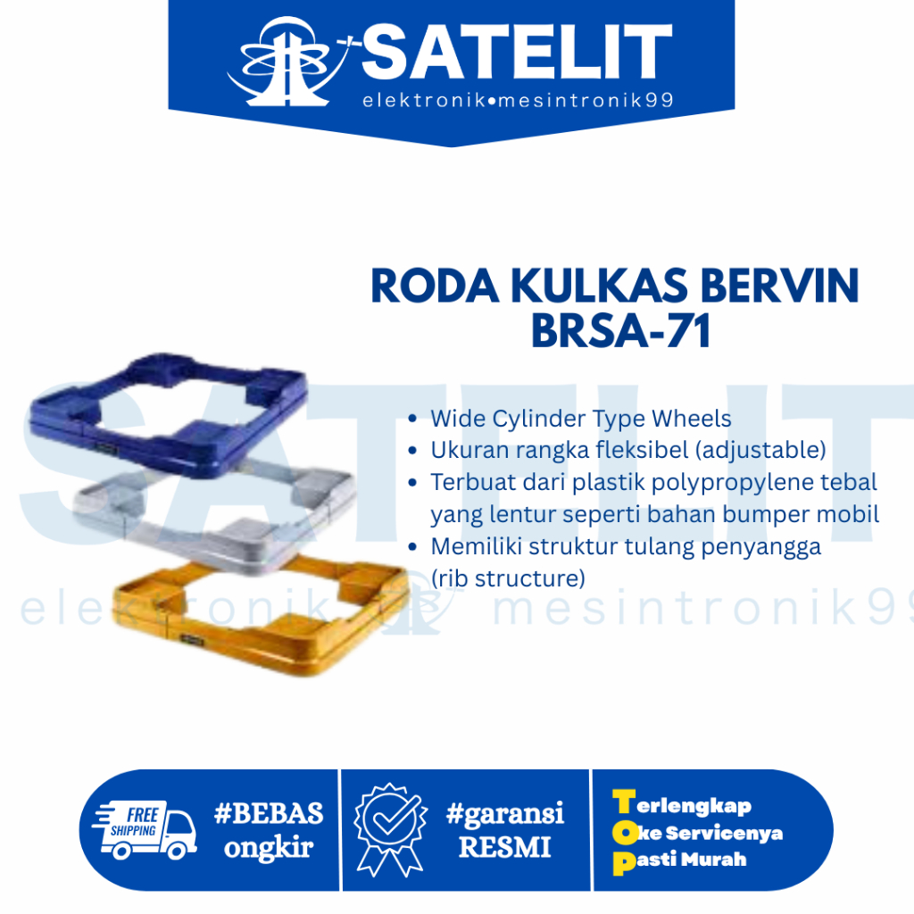 RODA KULKAS BERVIN BRSA-71