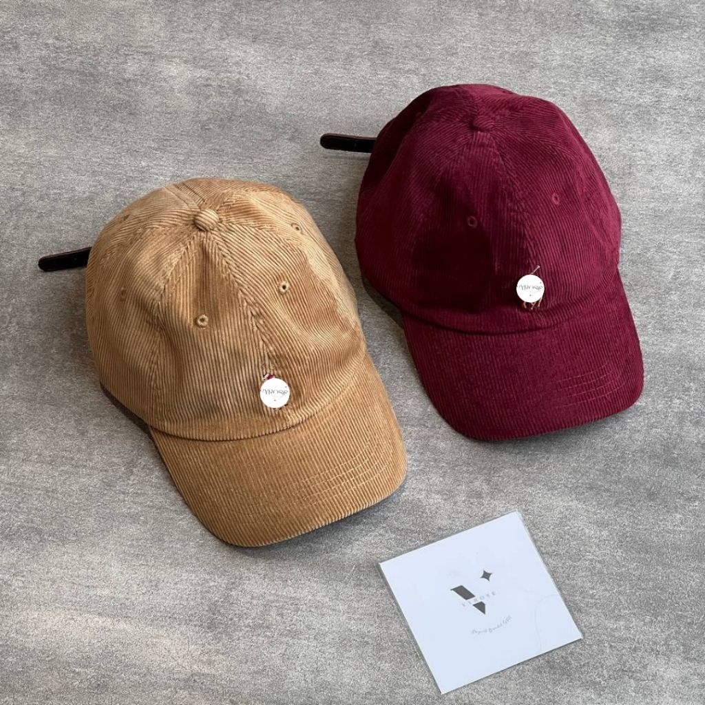 TOPI VYROSE CORDUROY BALL CAP