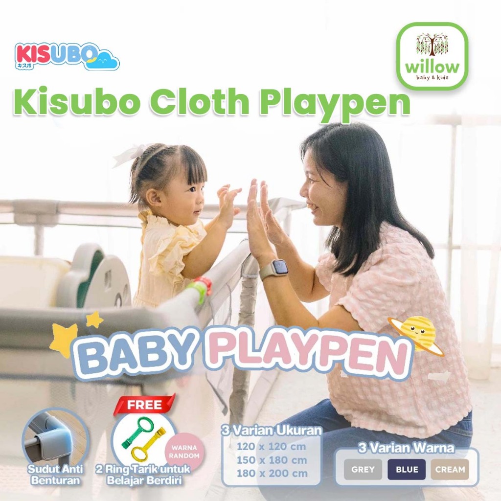 Pagar Bermain Anak - Kisubo Cloth Playpen