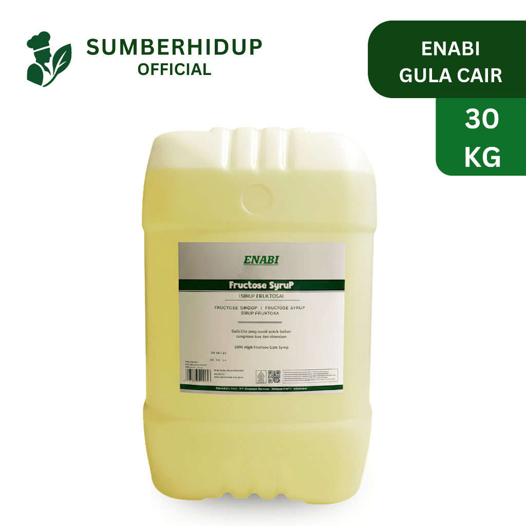 Gula Cair Enabi 30 kg 1 Jerigen - Fruktosa Liquid Sugar Pemanis Minuman Es Teh Manis Boba Kopi Es Kr
