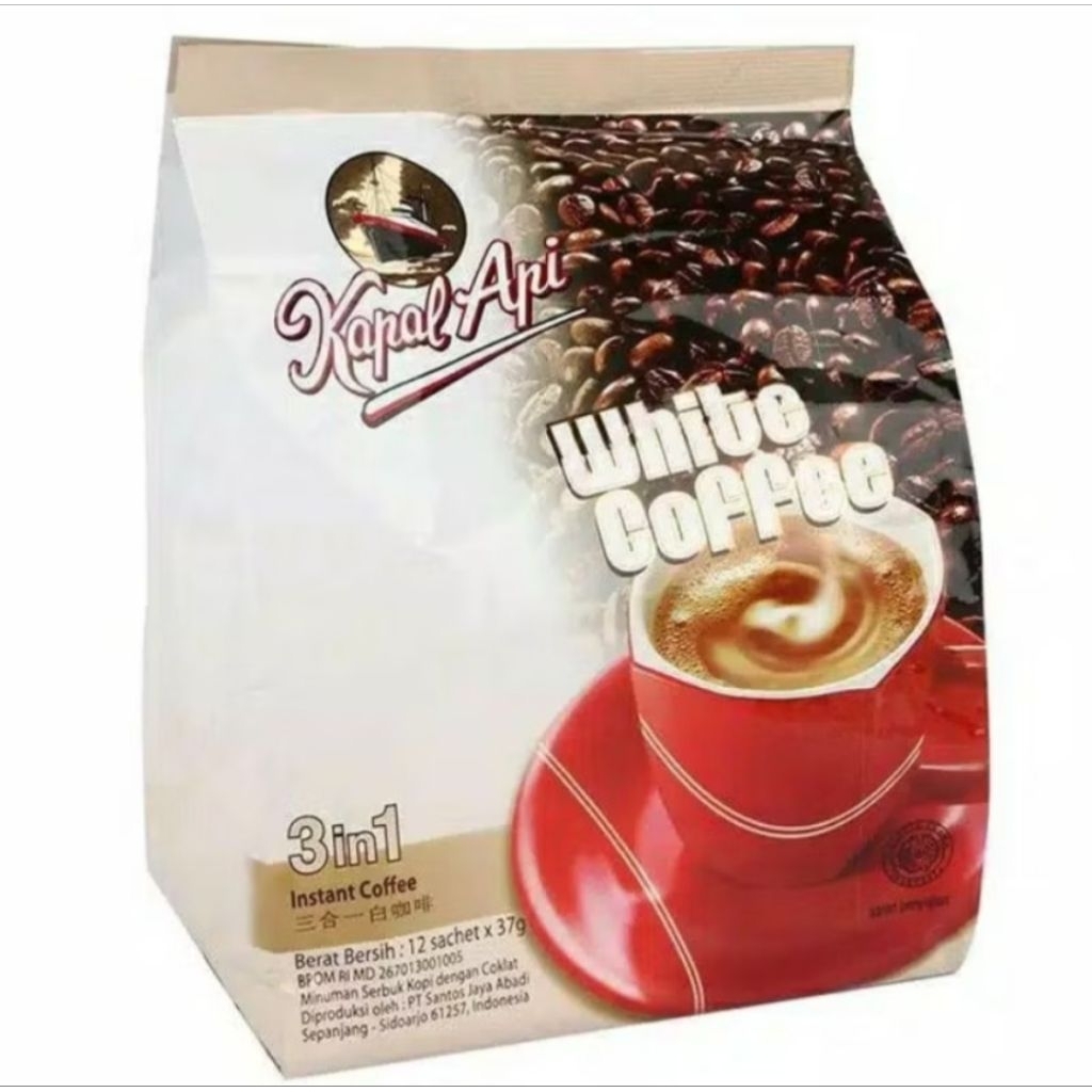 white coffee kapal api 12 scht