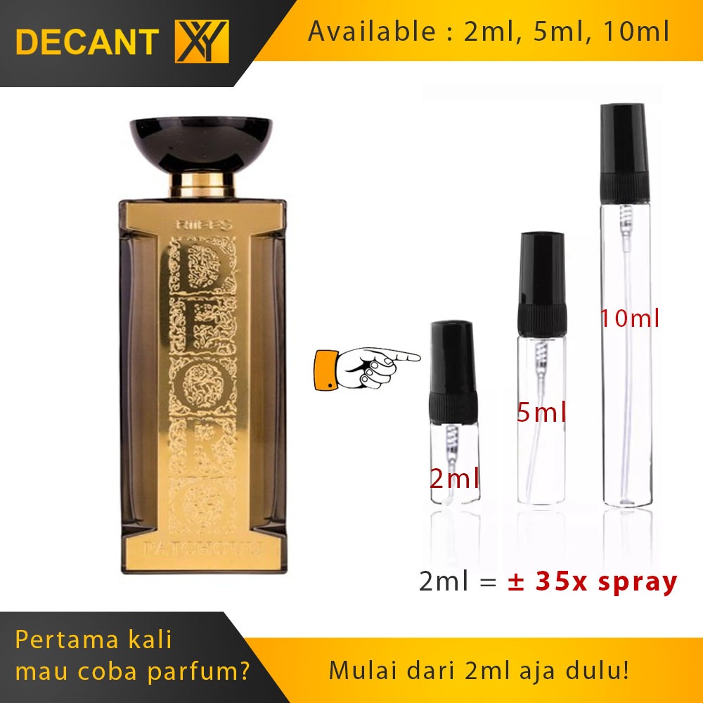 Decant Parfum Riiffs Patchouli De Oro