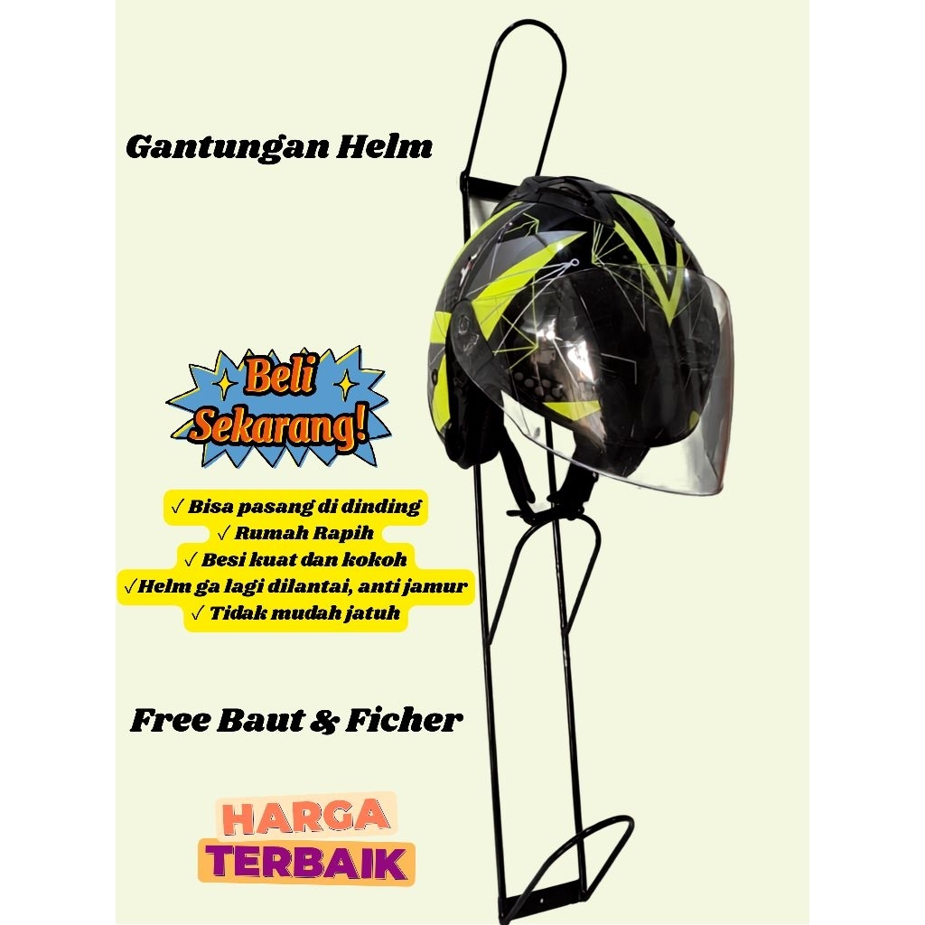 Gantungan Helm / Hanger Helm /Tempat Helm