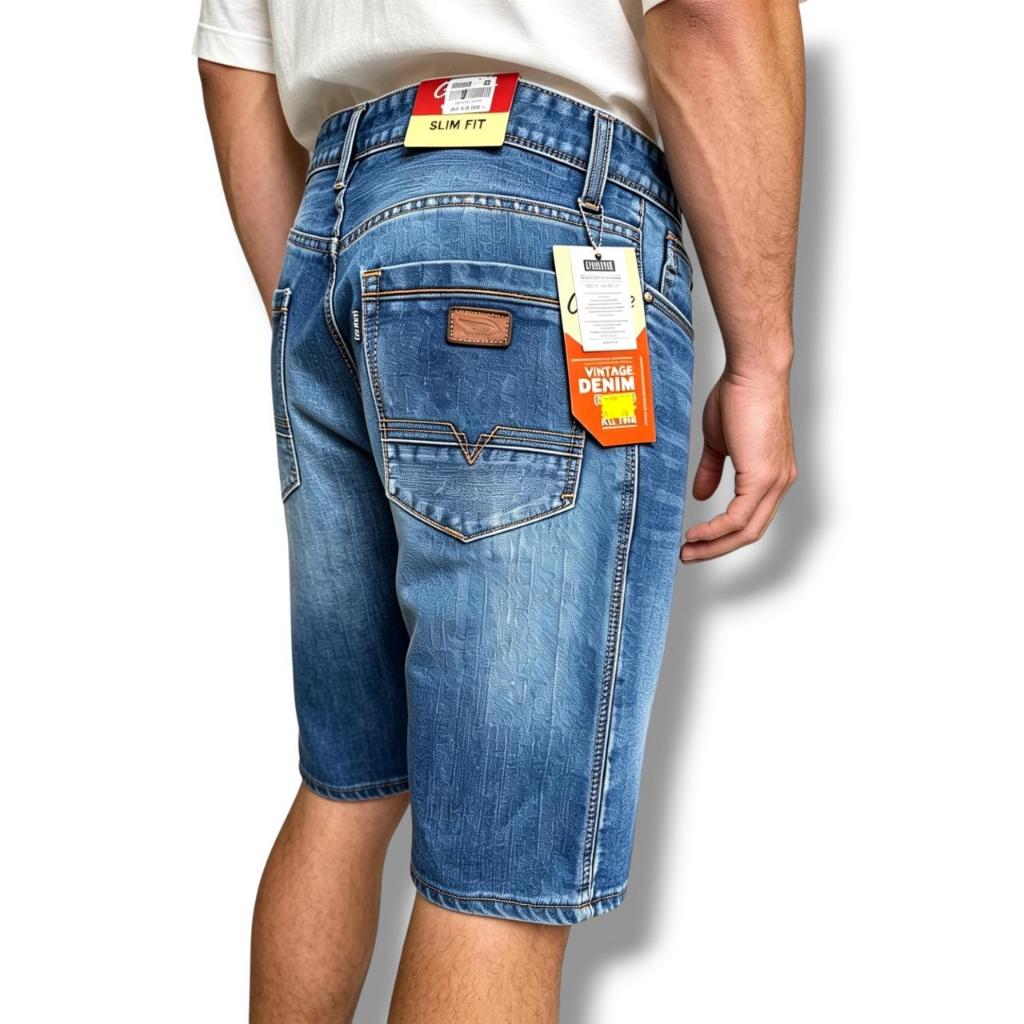 CELANA CARDINAL JEANS DENIM PENDEK PRIA  DEWASA / CELANA JEANS PENDEK CARDINAL