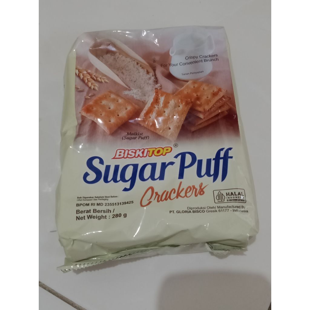 Biskitop sugar puff crackers
