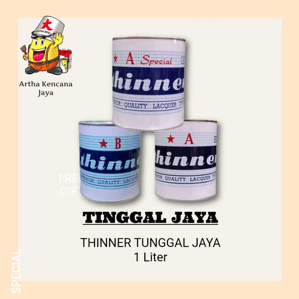 TUNGGAL JAYA - THINNER BINTANG TUNGGAL JAYA 1 Liter