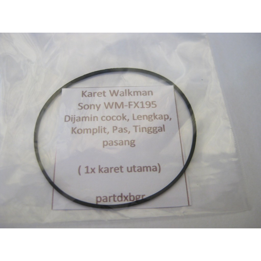 Karet untuk Walkman Sony WM-FX195 komplit siap pakai